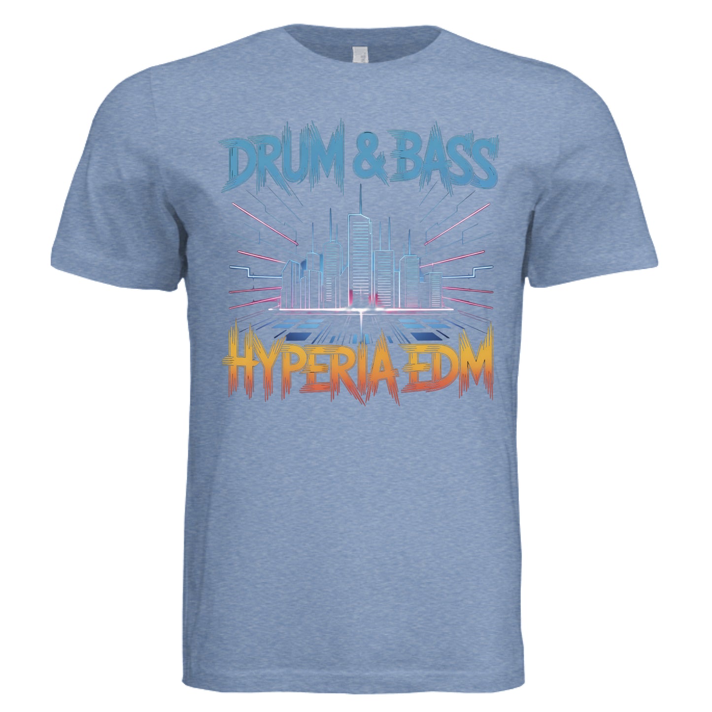 Solid Blue Tri Blend - FRONT