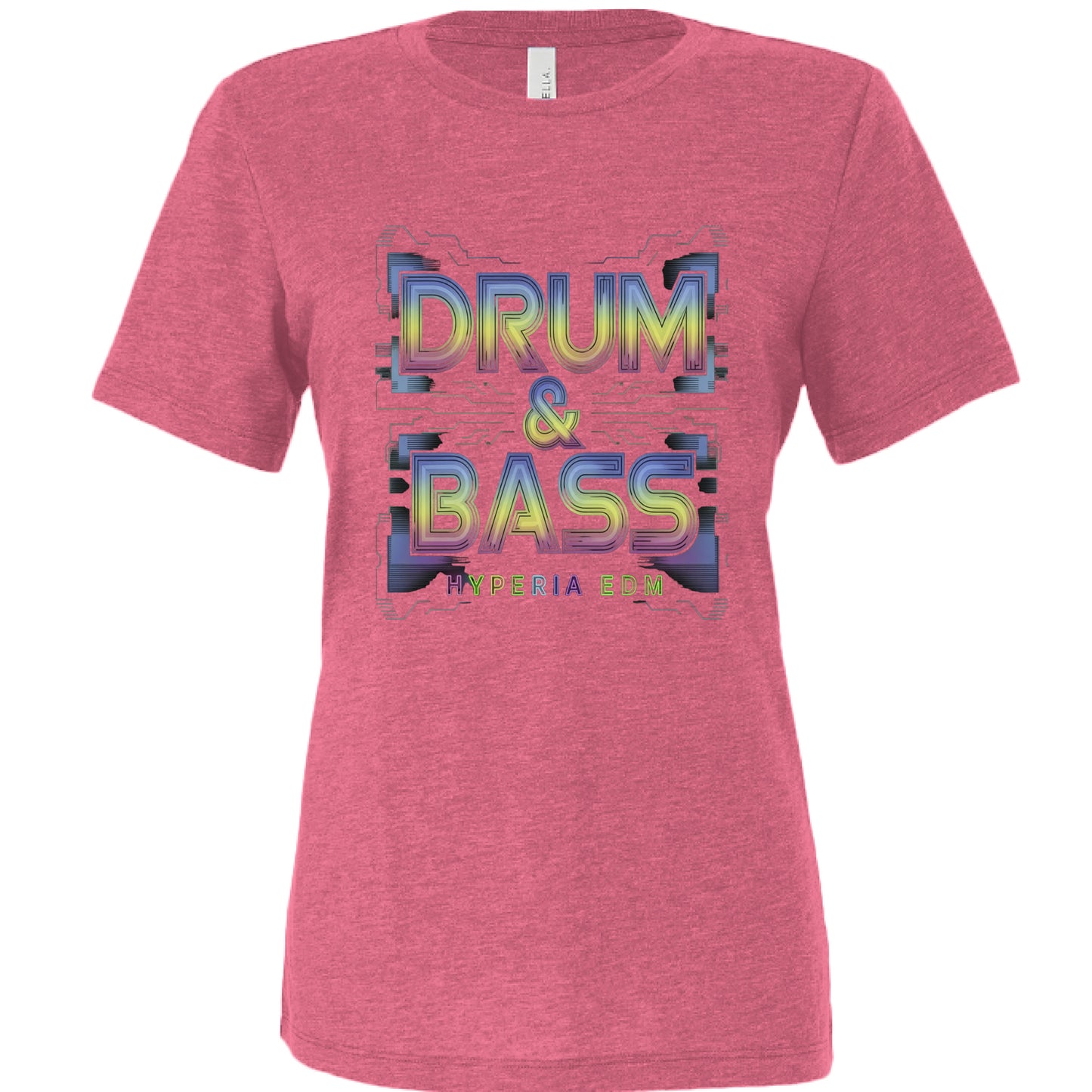 Char Pink Triblend - FRONT