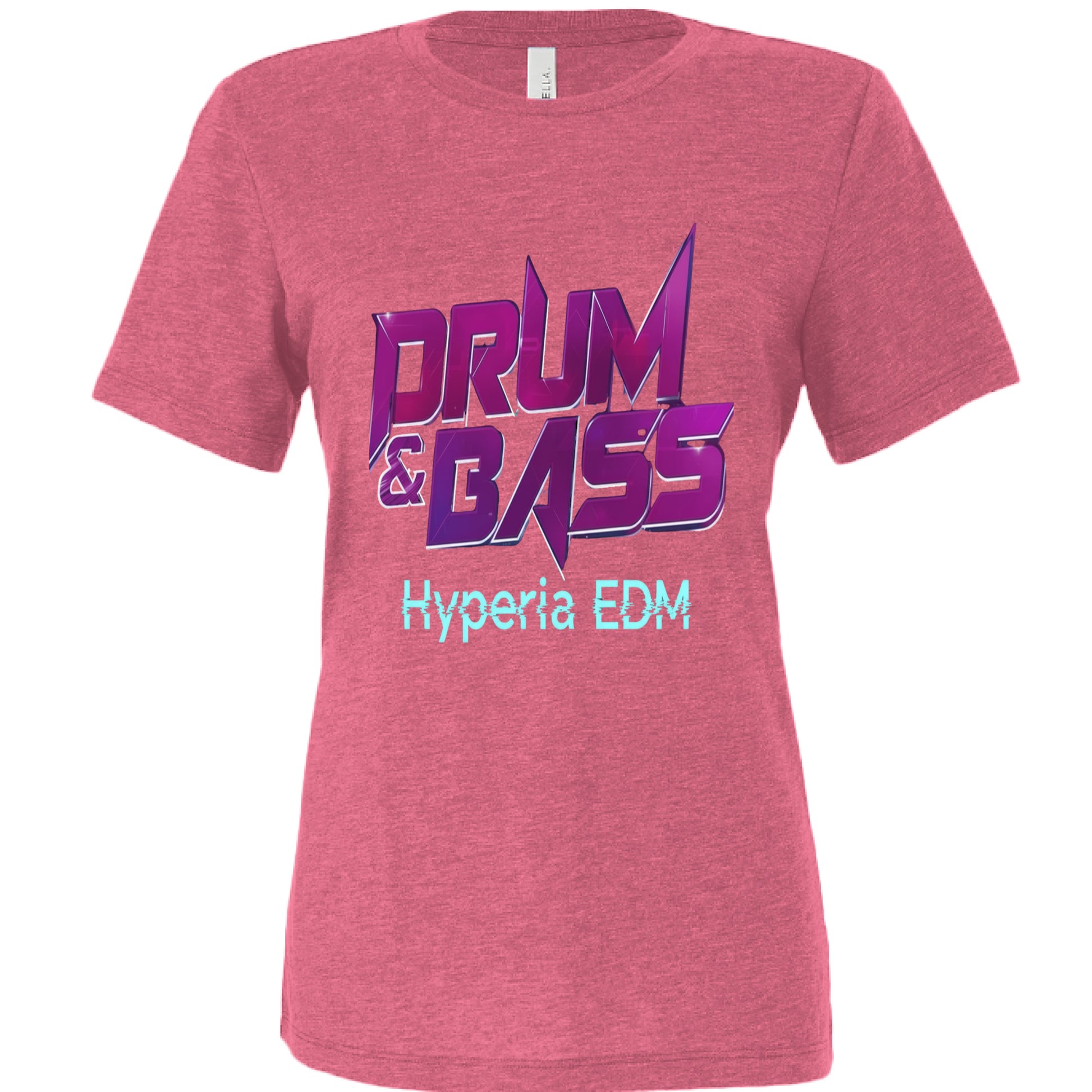 Char Pink Triblend - FRONT