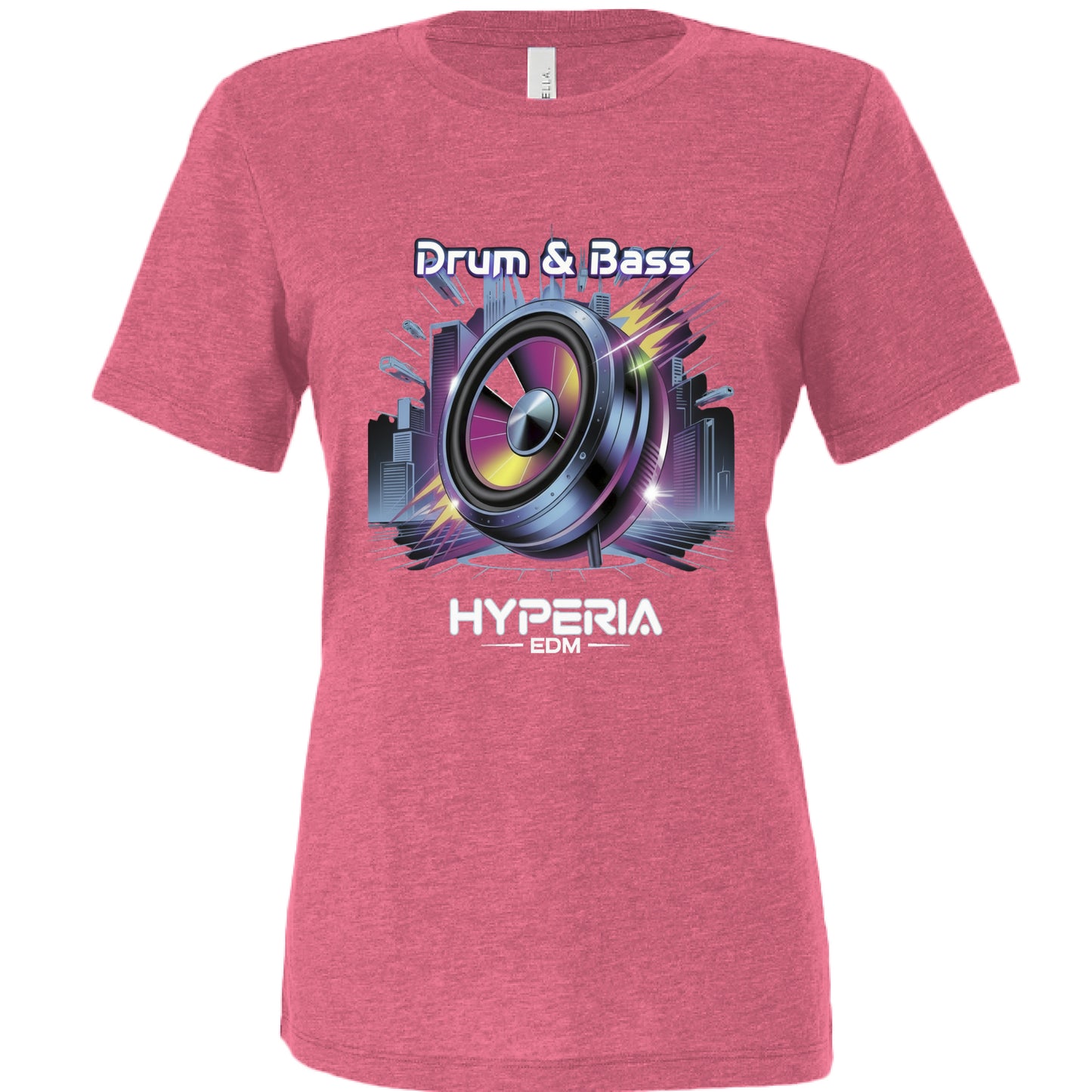 Char Pink Triblend - FRONT