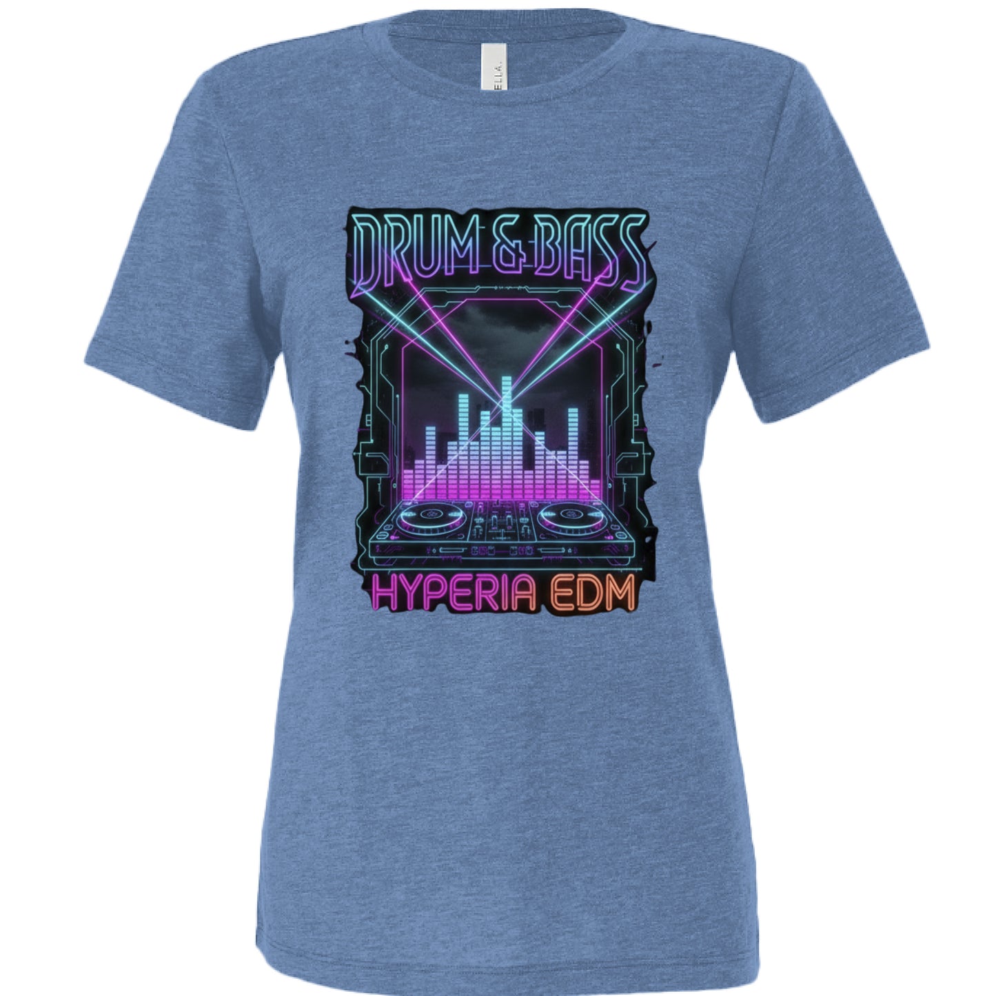 Blue Triblend - FRONT