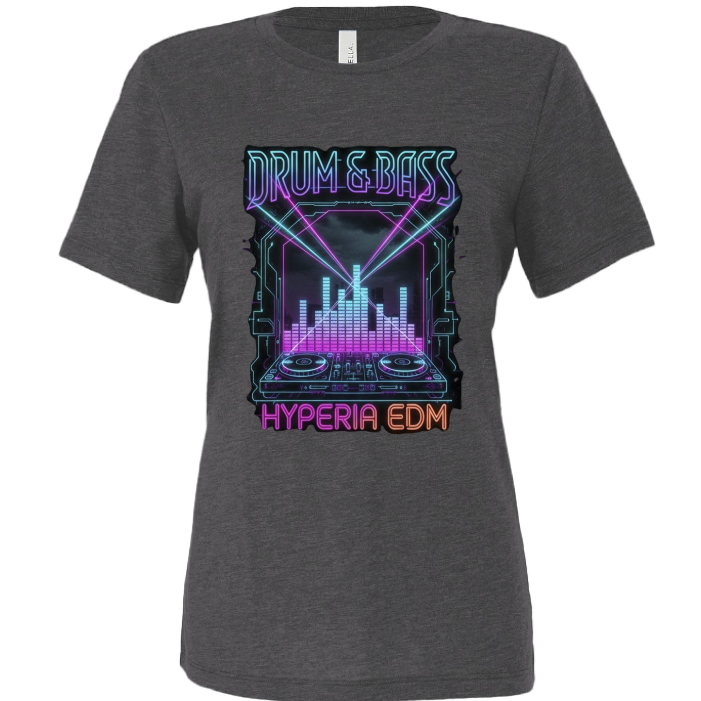 Solid Dark Grey Triblend - FRONT