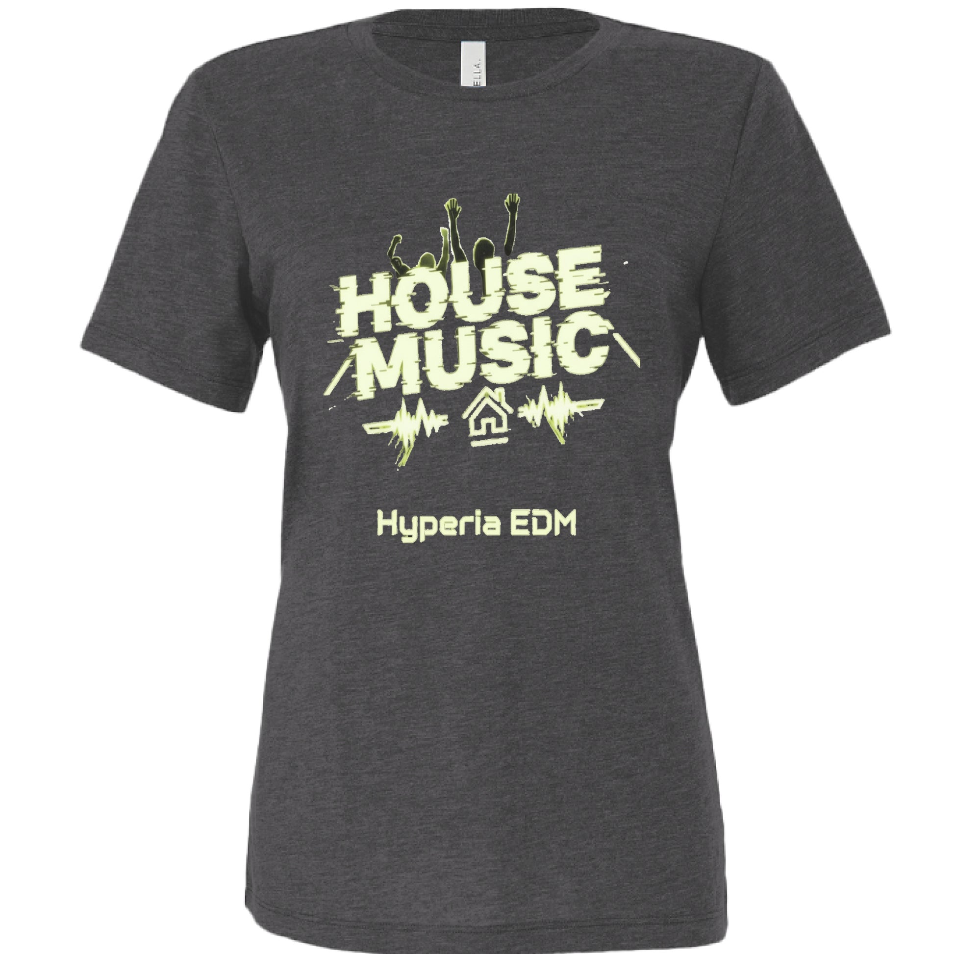 Solid Dark Grey Triblend - FRONT