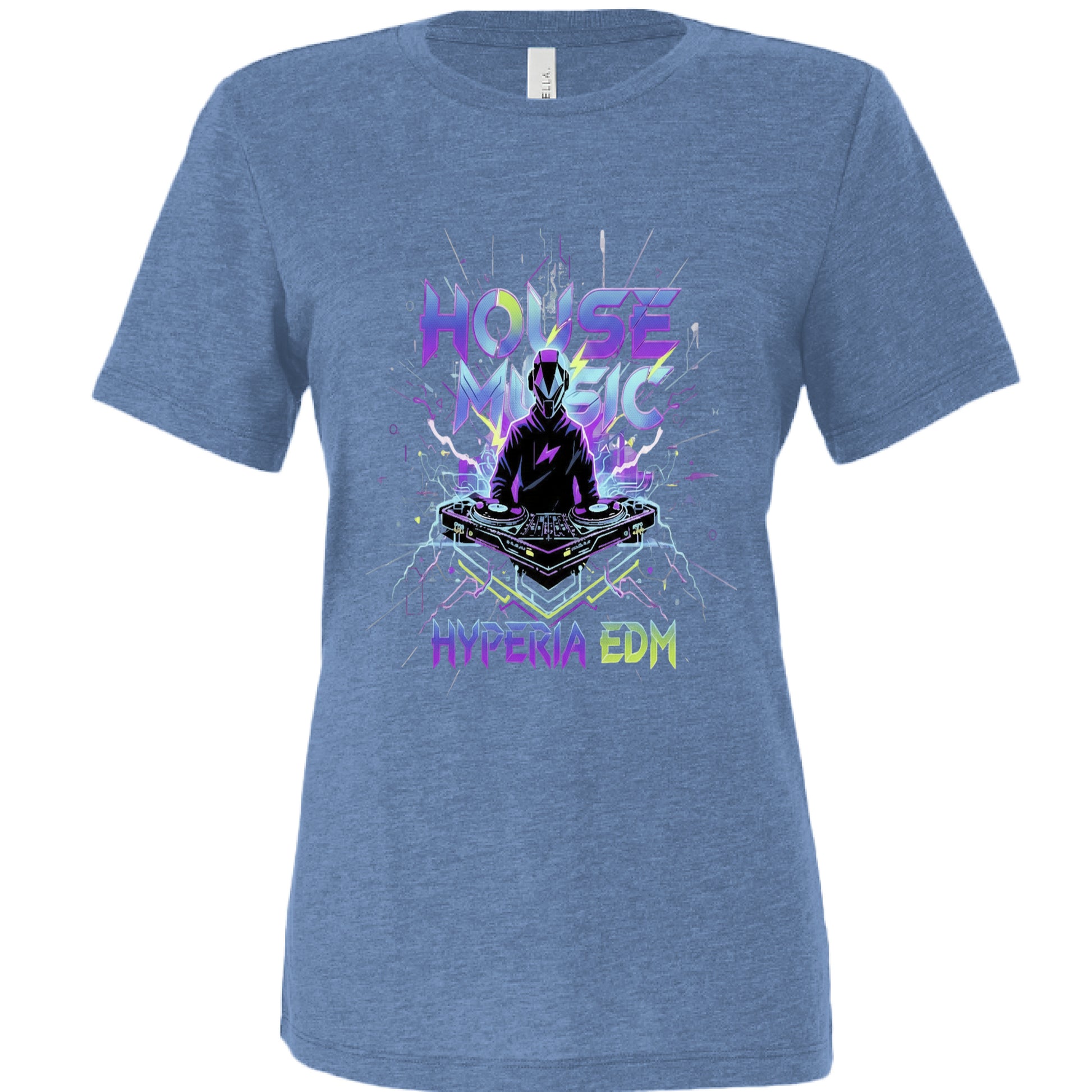 Blue Triblend - FRONT