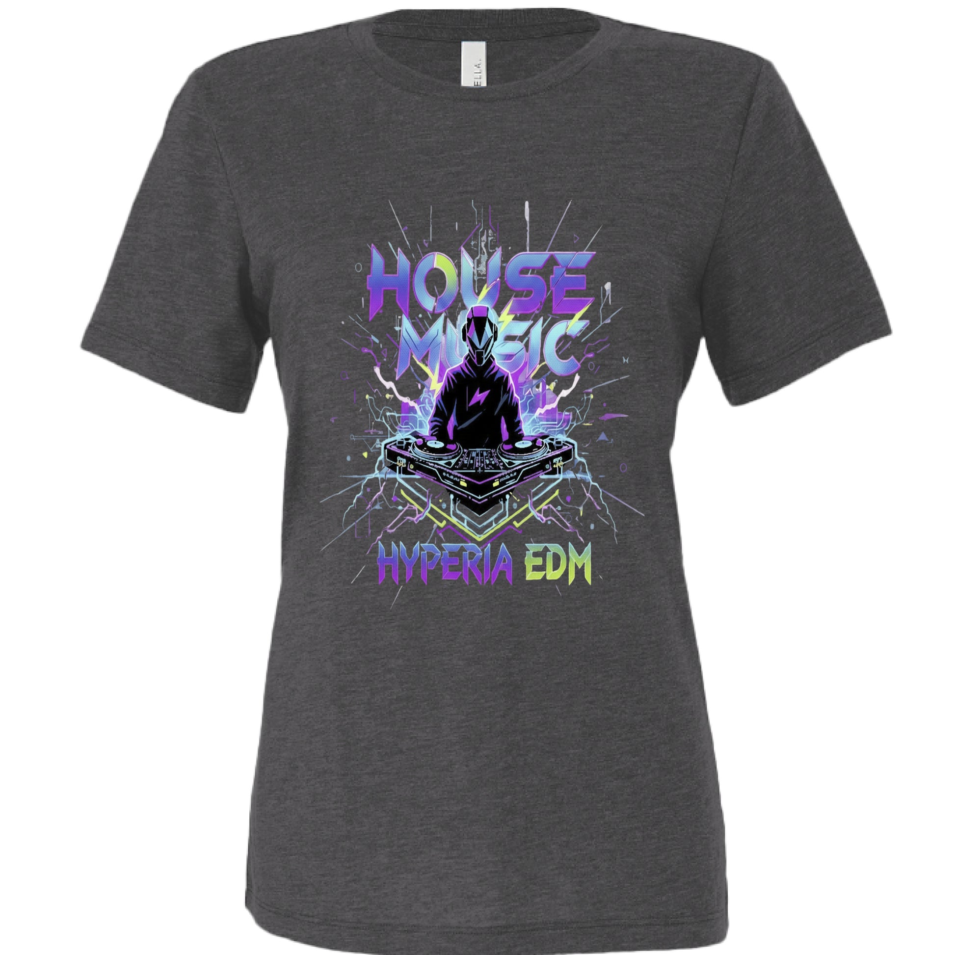 Solid Dark Grey Triblend - FRONT