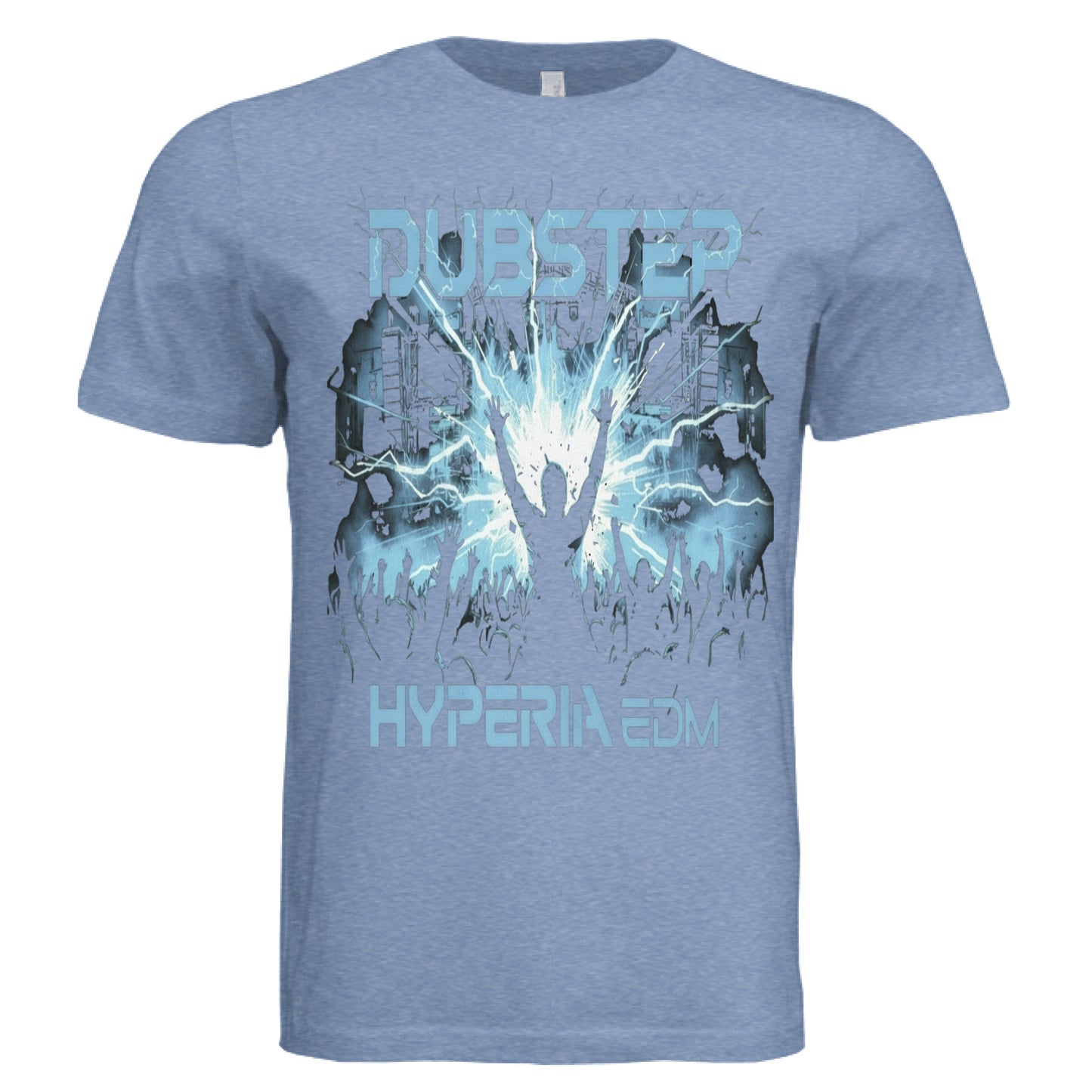 Solid Blue Triblend - FRONT
