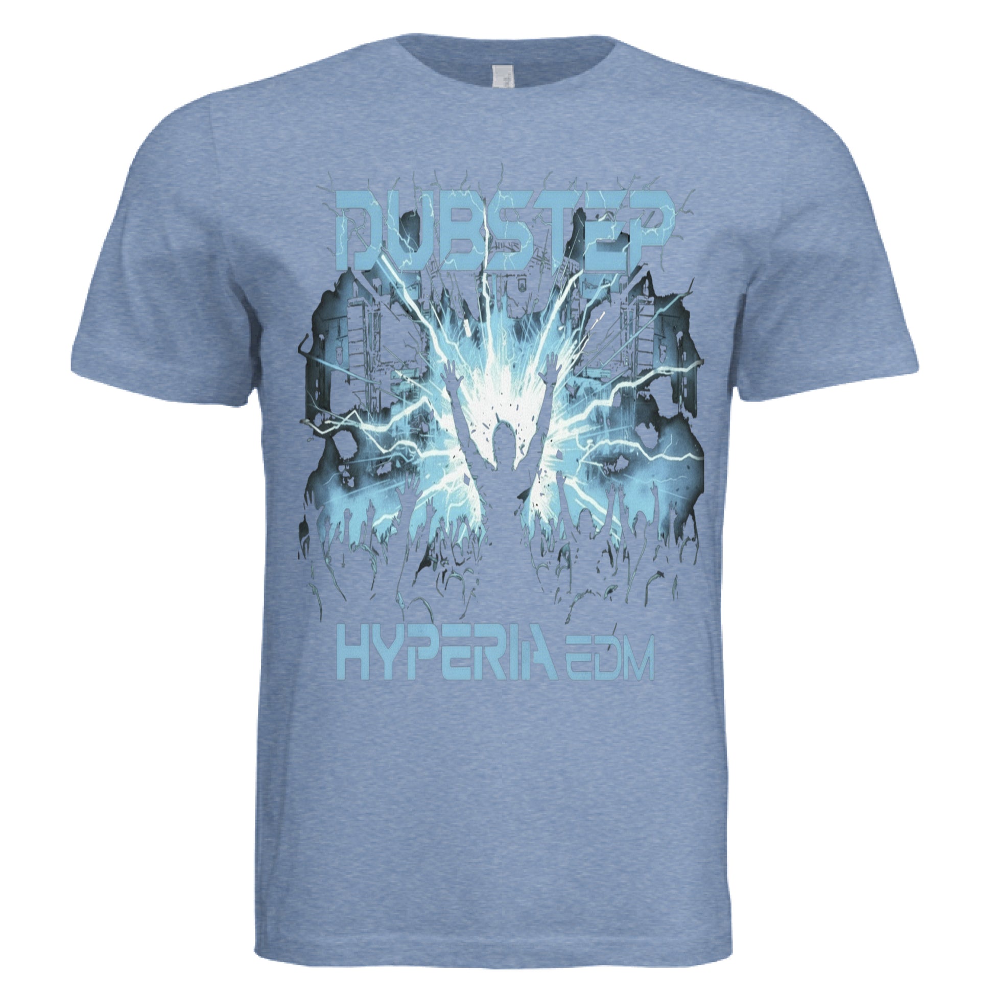 Solid Blue Triblend - FRONT