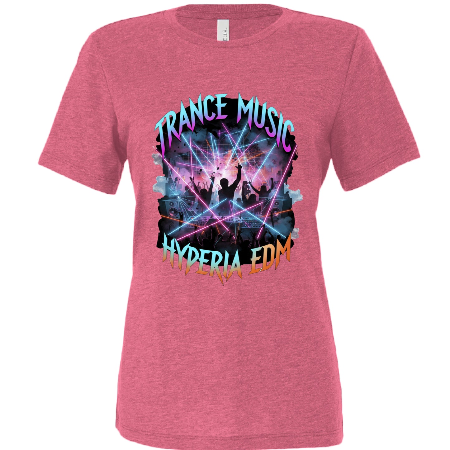 Char Pink Triblend - FRONT