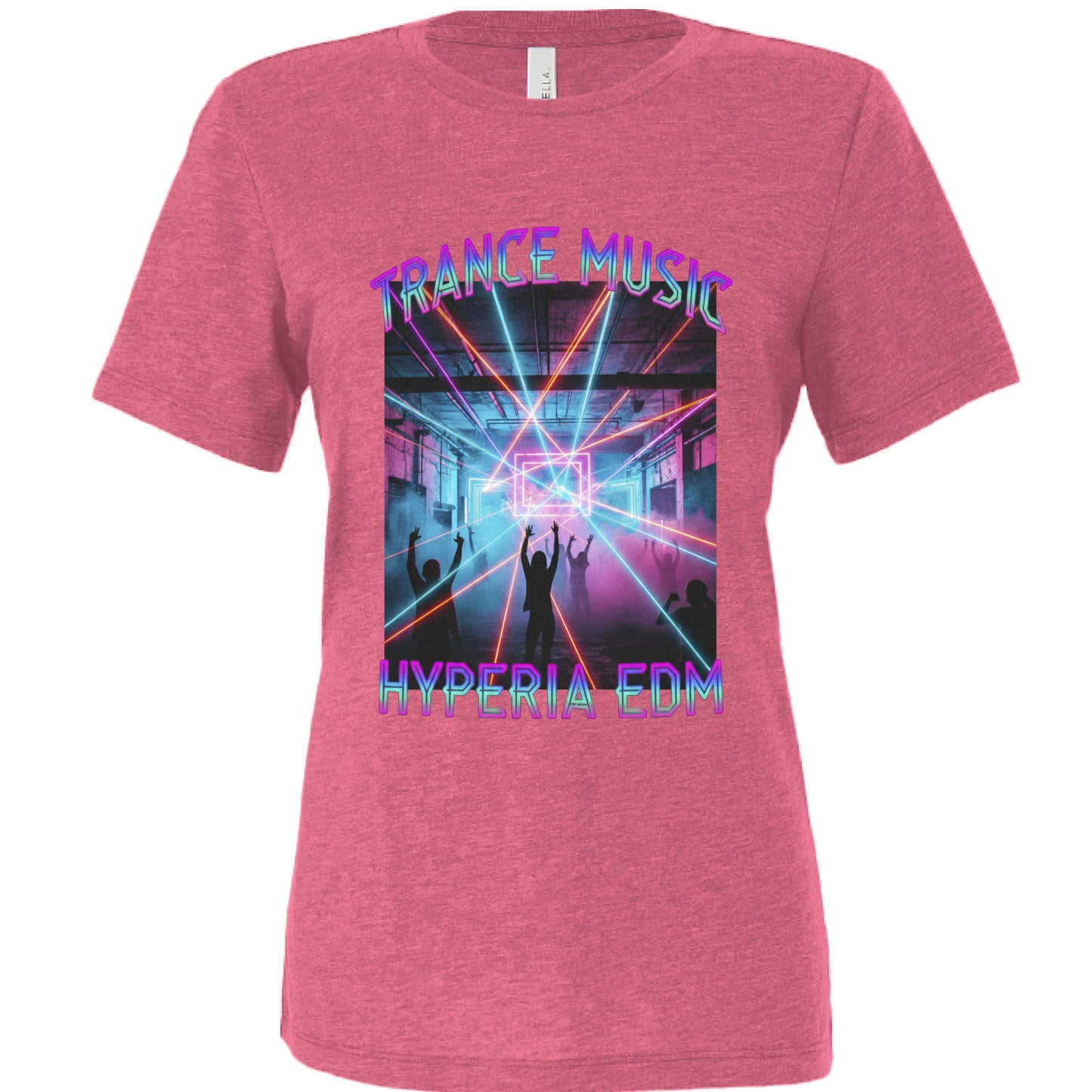 Char Pink Triblend - FRONT