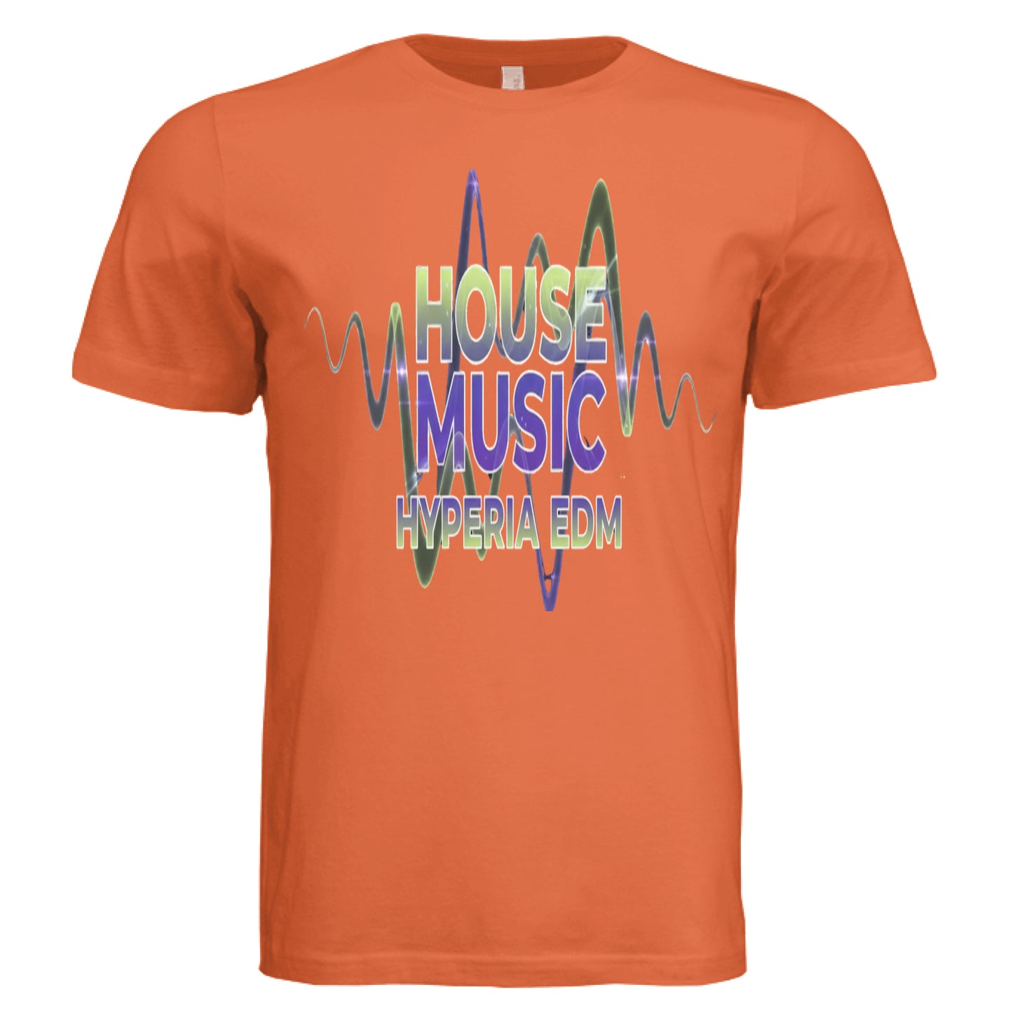 Solid Orange Triblend - FRONT