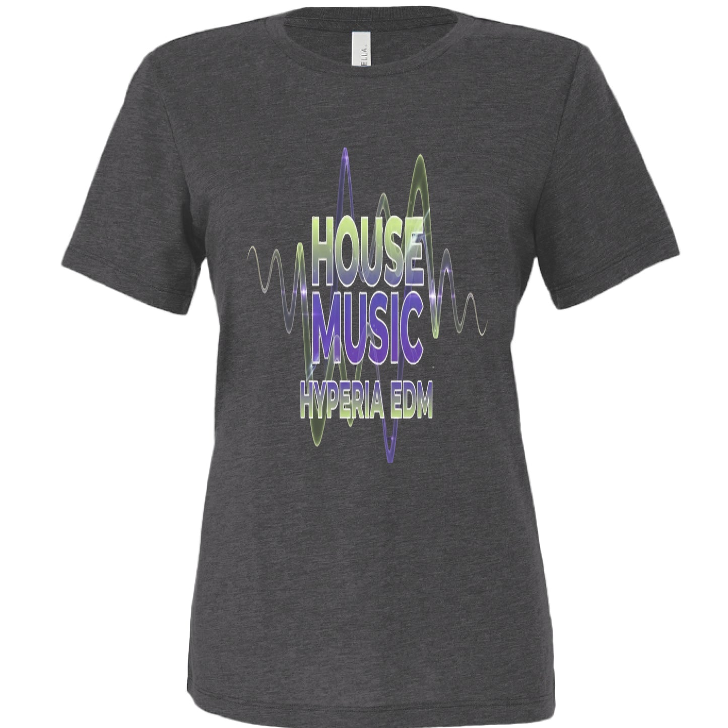 Solid Dark Grey Triblend - FRONT