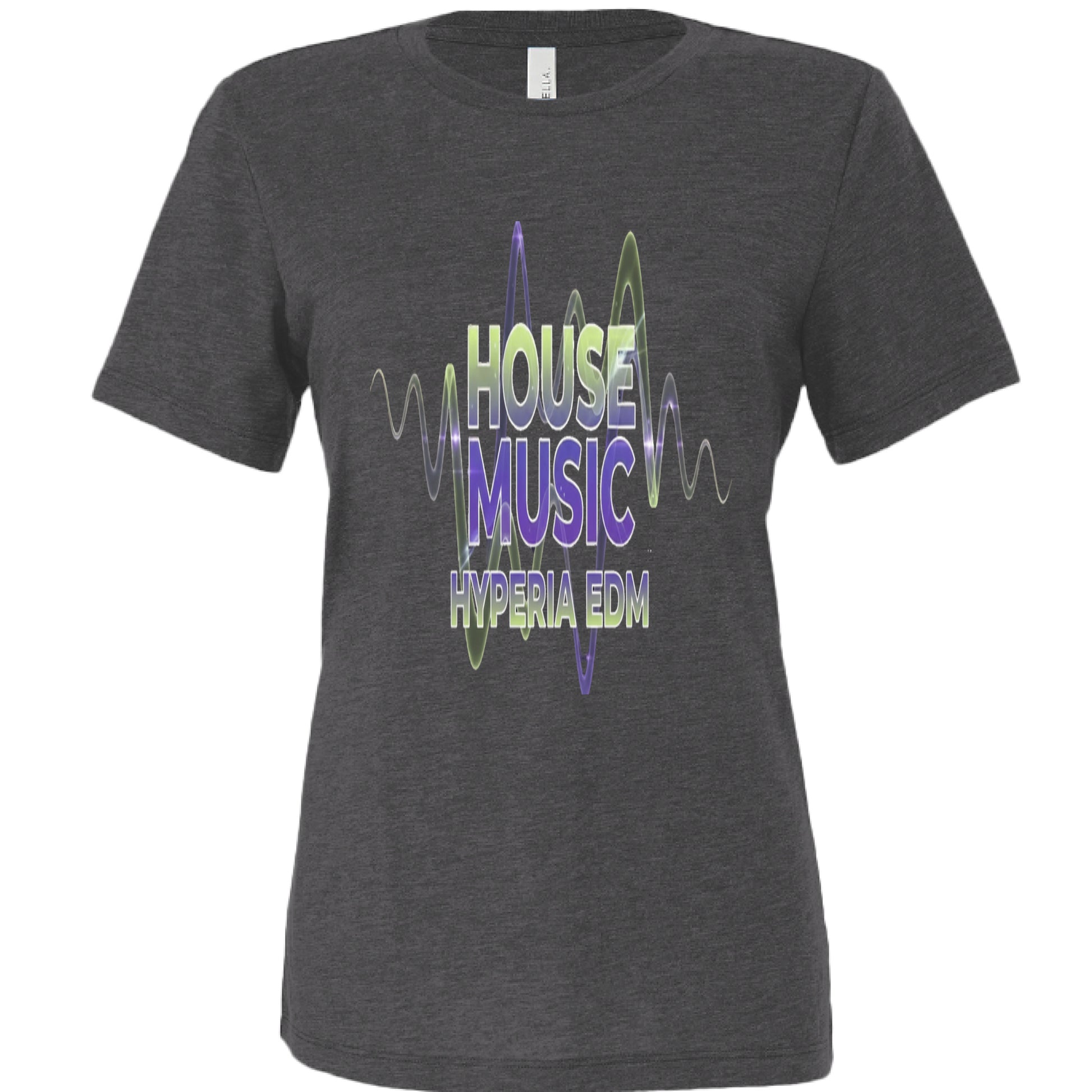 Solid Dark Grey Triblend - FRONT