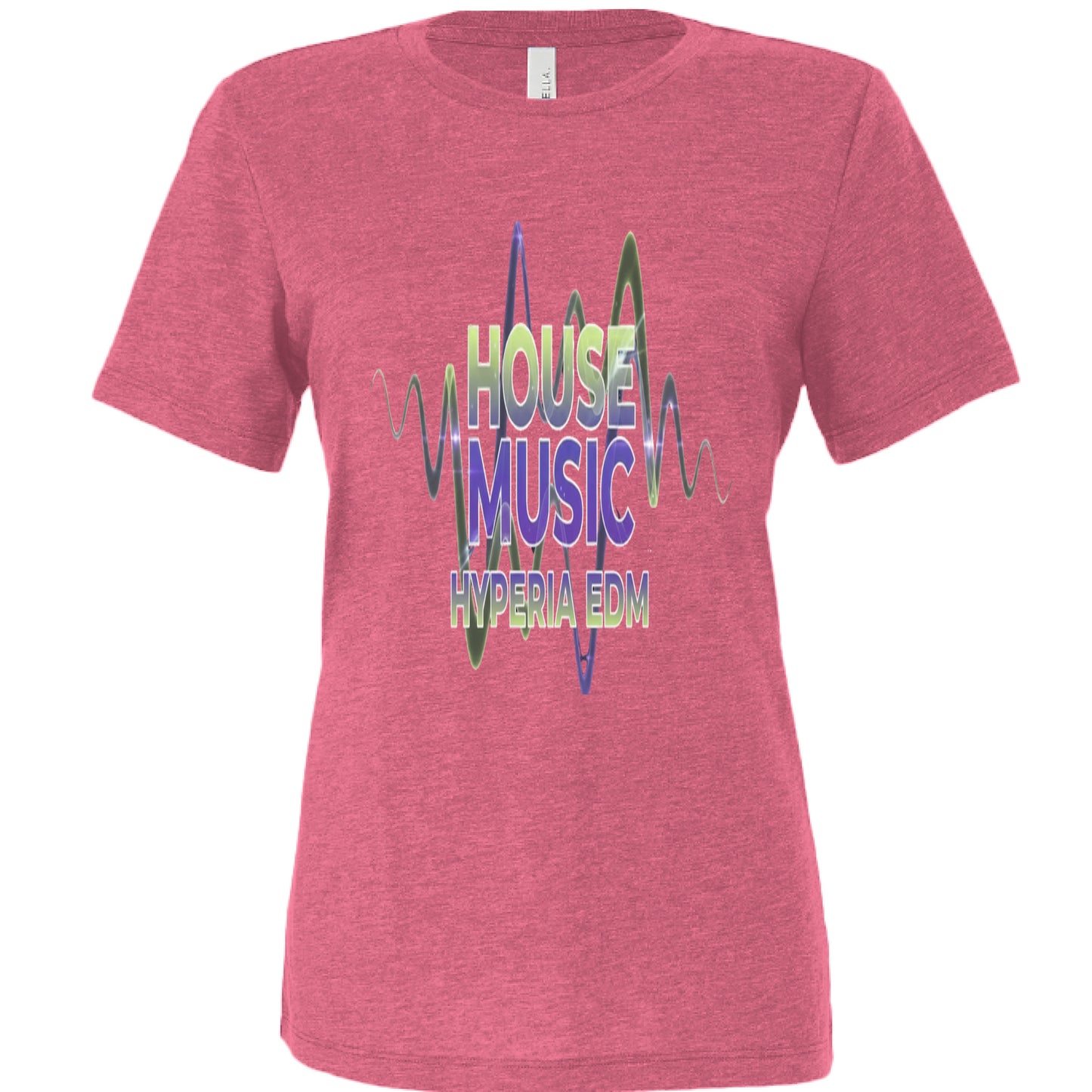 Char Pink Triblend - FRONT