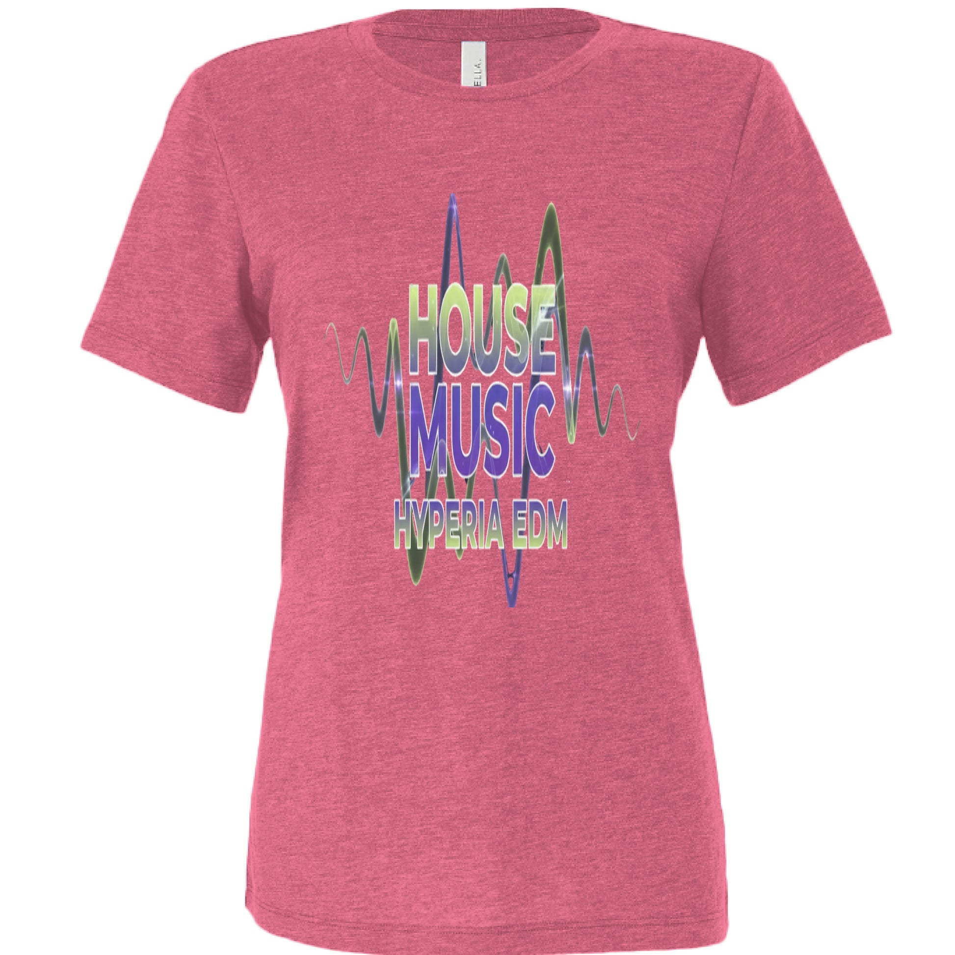 Char Pink Triblend - FRONT