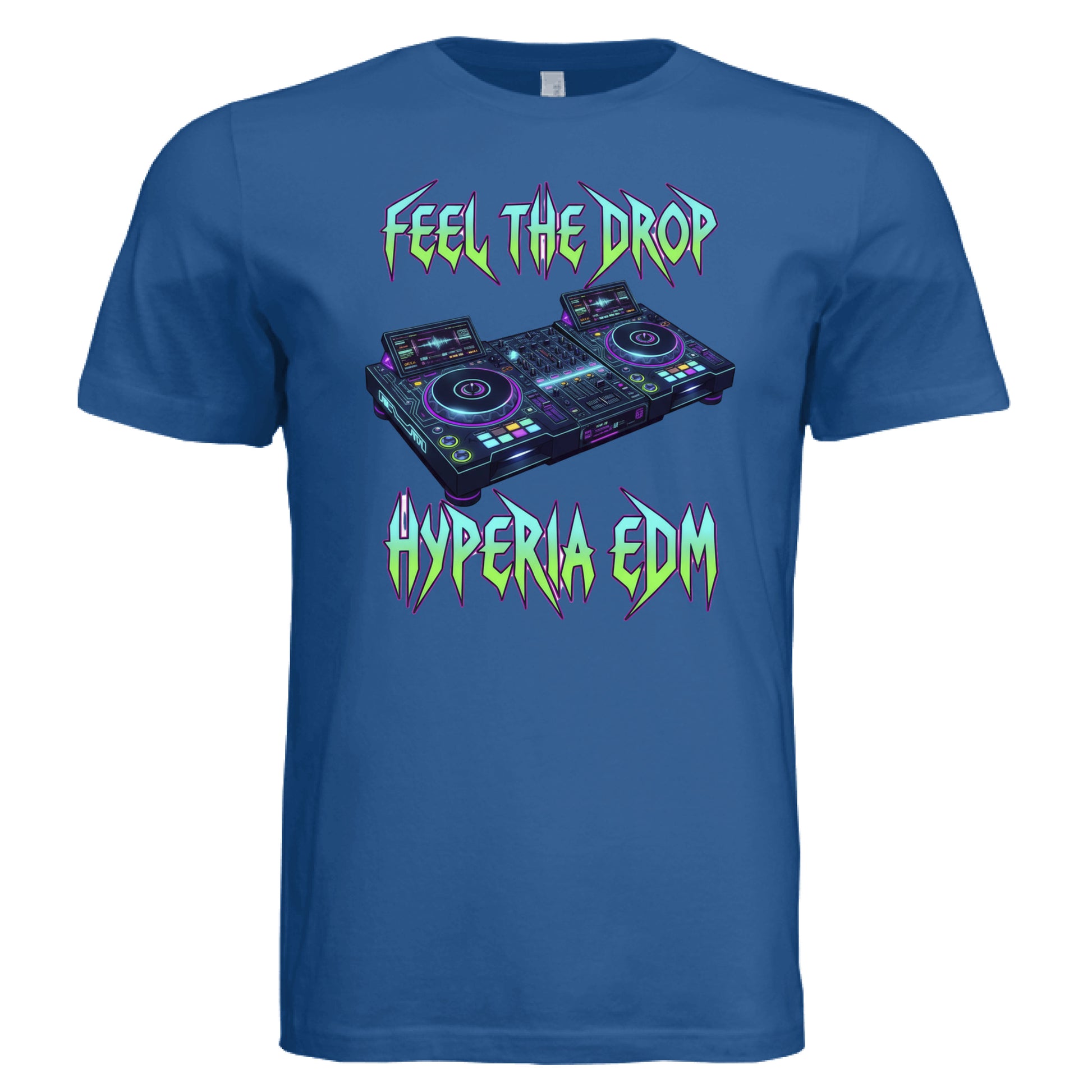 Solid True Royal Triblend - FRONT