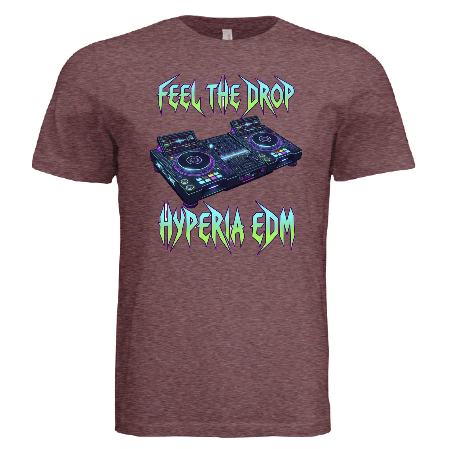 MAROON TRIBLEND - FRONT