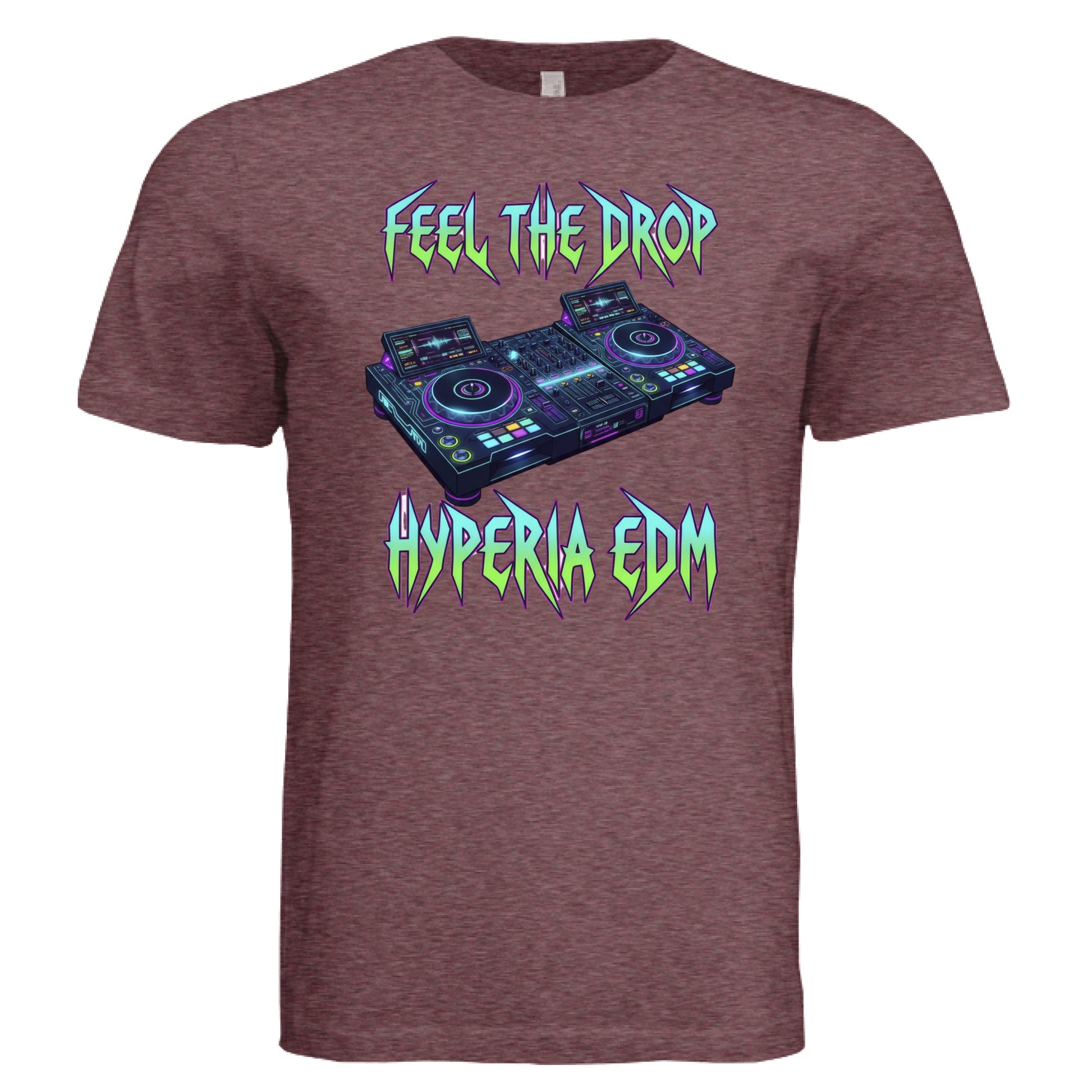 MAROON TRIBLEND - FRONT