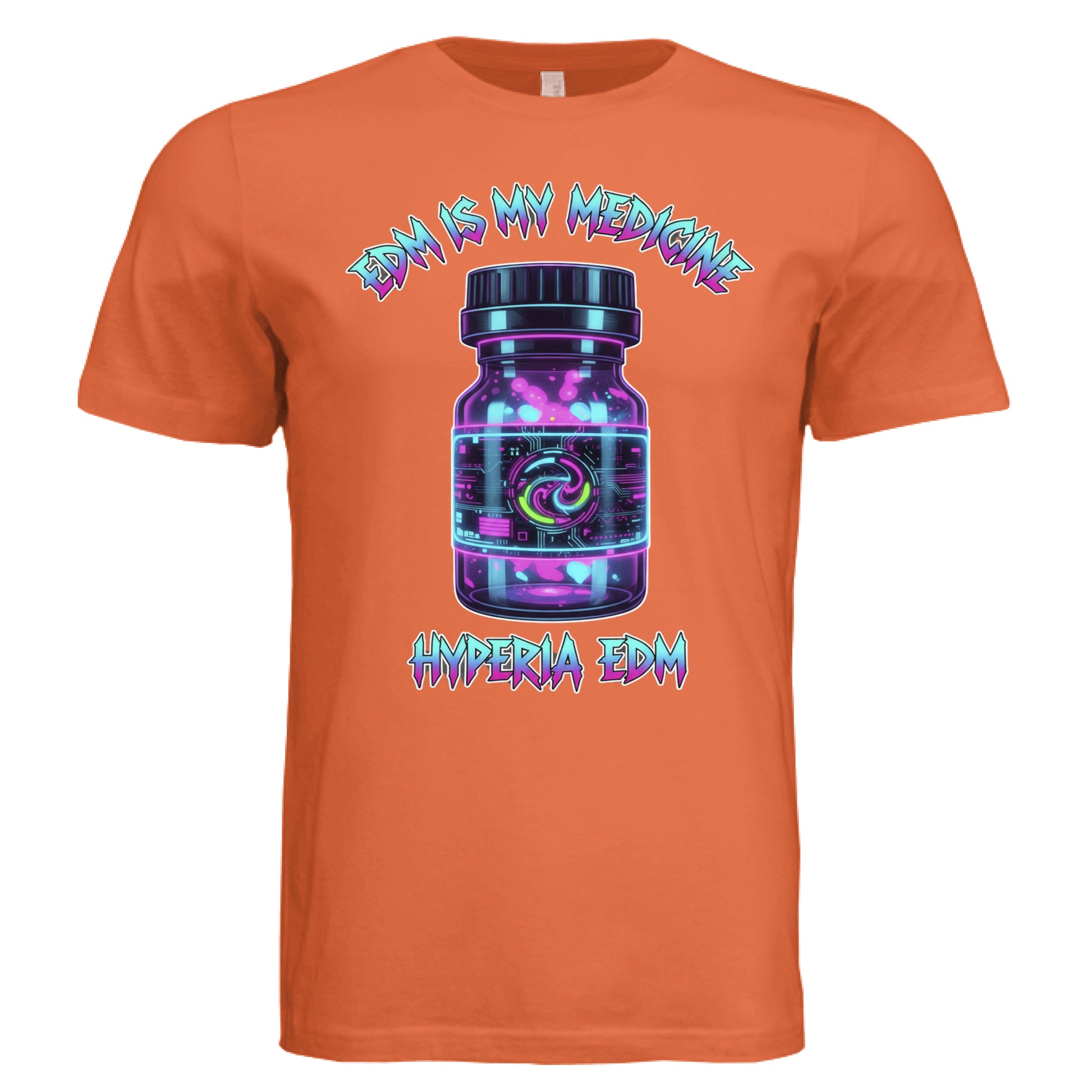 Solid Orange Triblend - FRONT