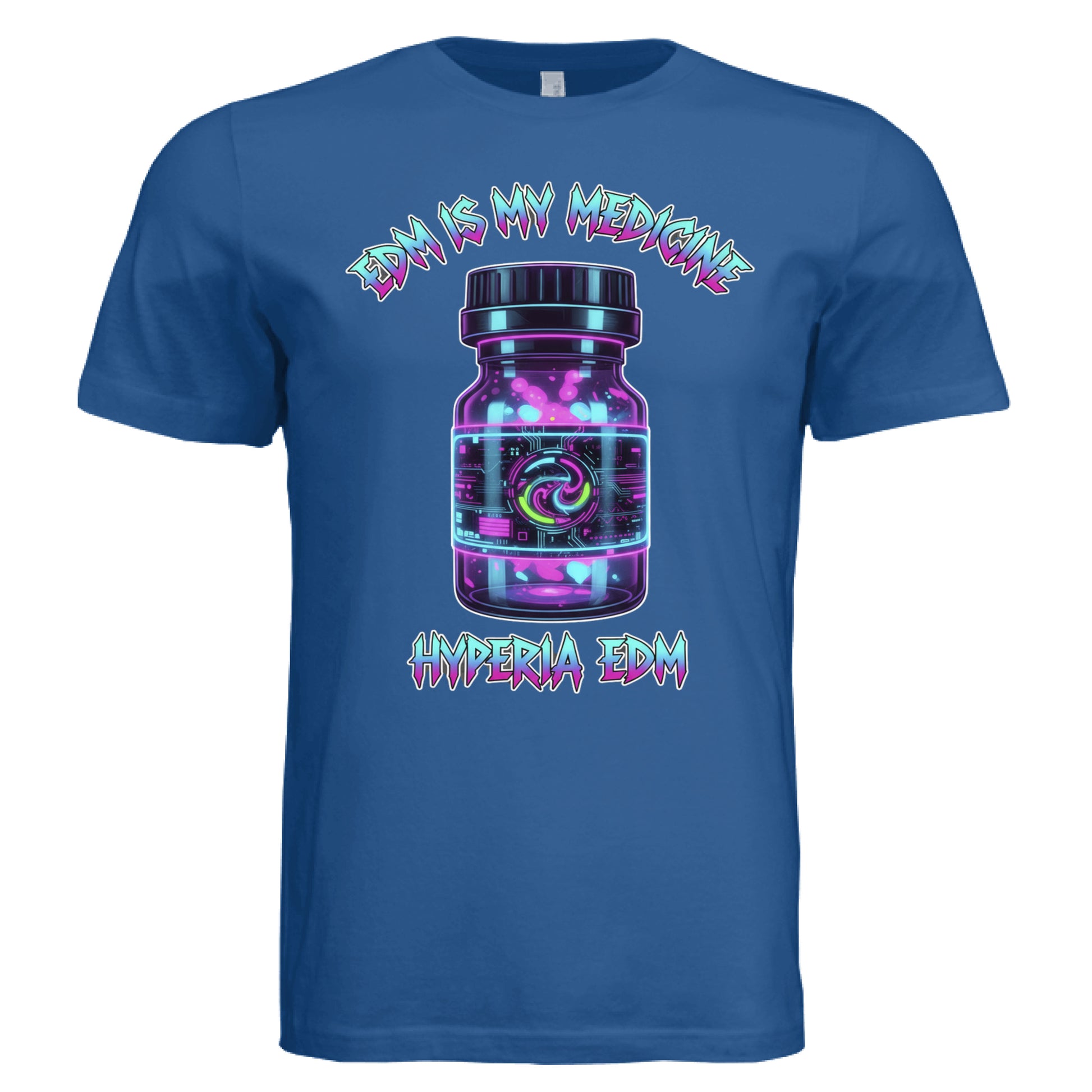 Solid True Royal Triblend - FRONT