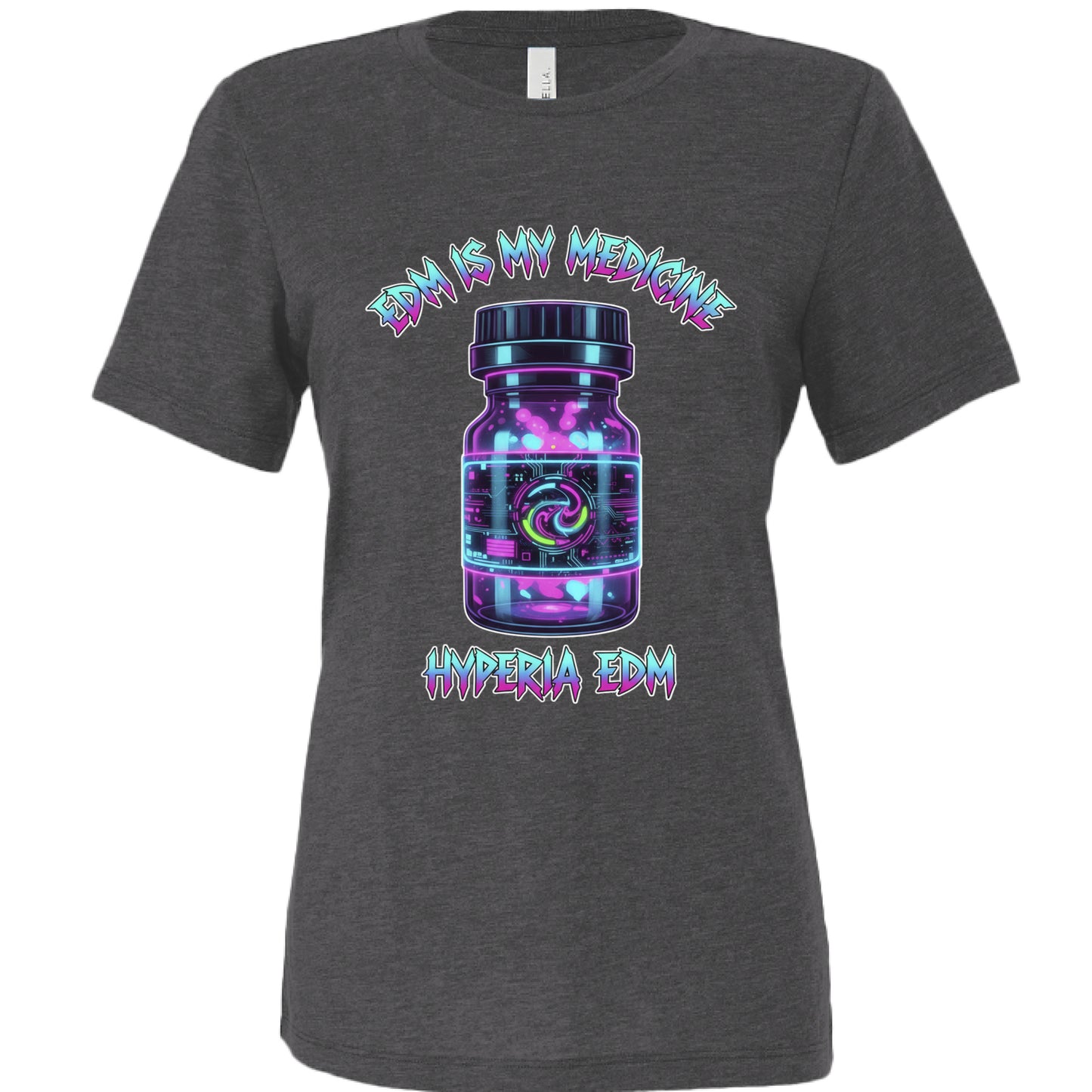 Solid Dark Grey Triblend - FRONT