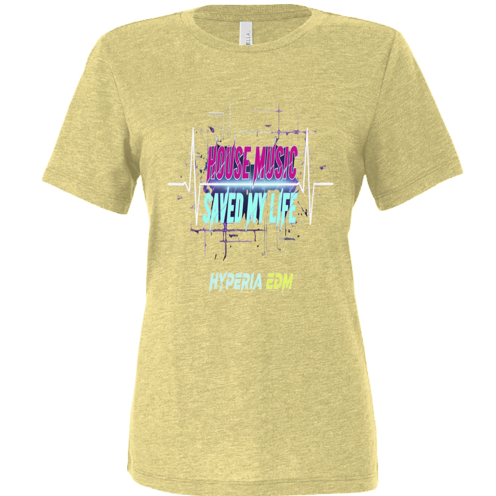 Pale Yellow Triblend - FRONT