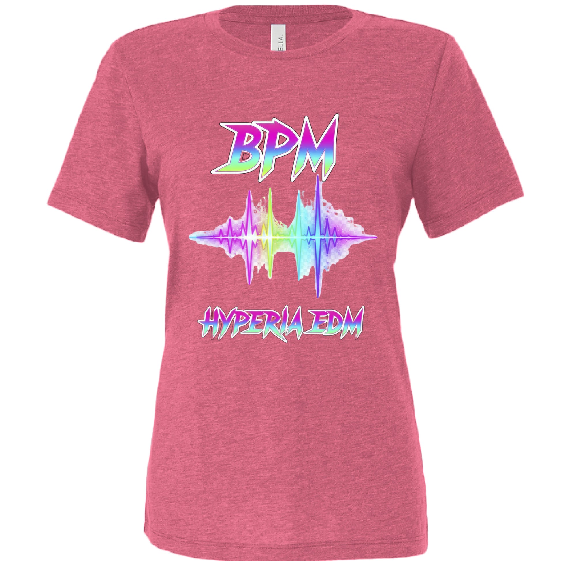 Char Pink Triblend - FRONT