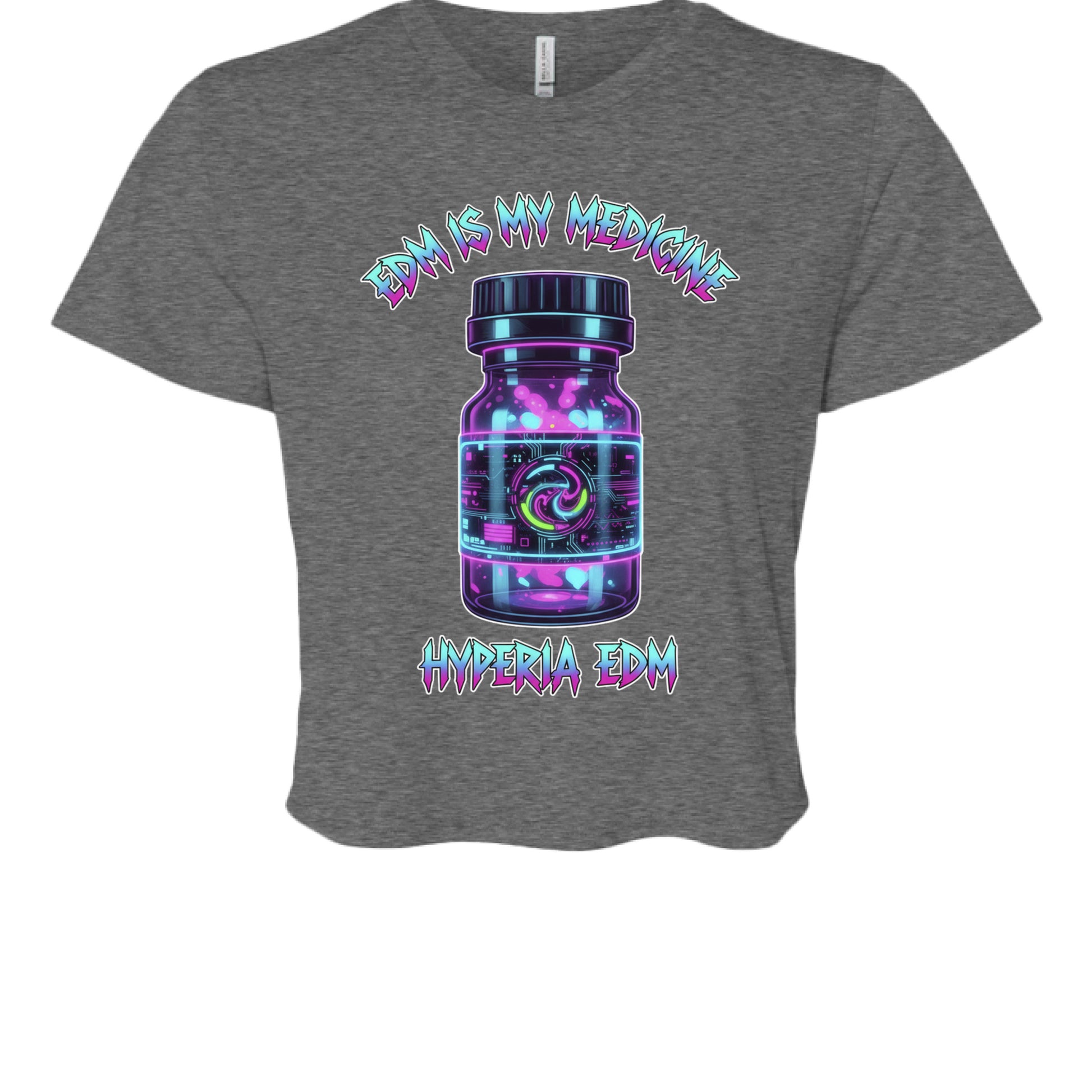 DARK GRY HEATHER - FRONT