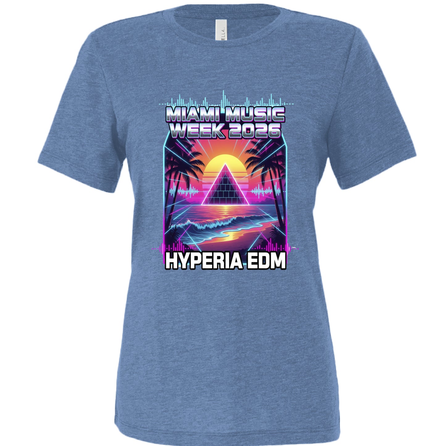 Blue Triblend - FRONT