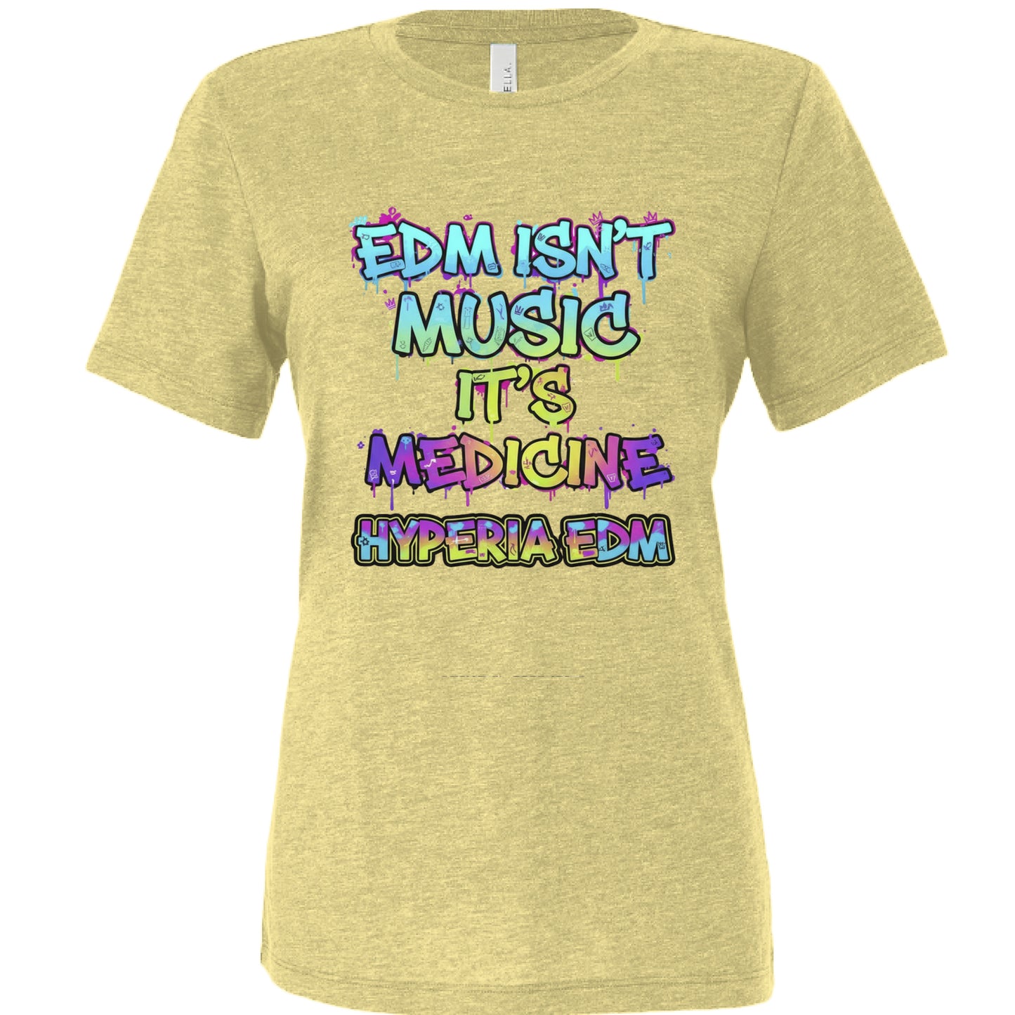 Pale Yellow Triblend - FRONT
