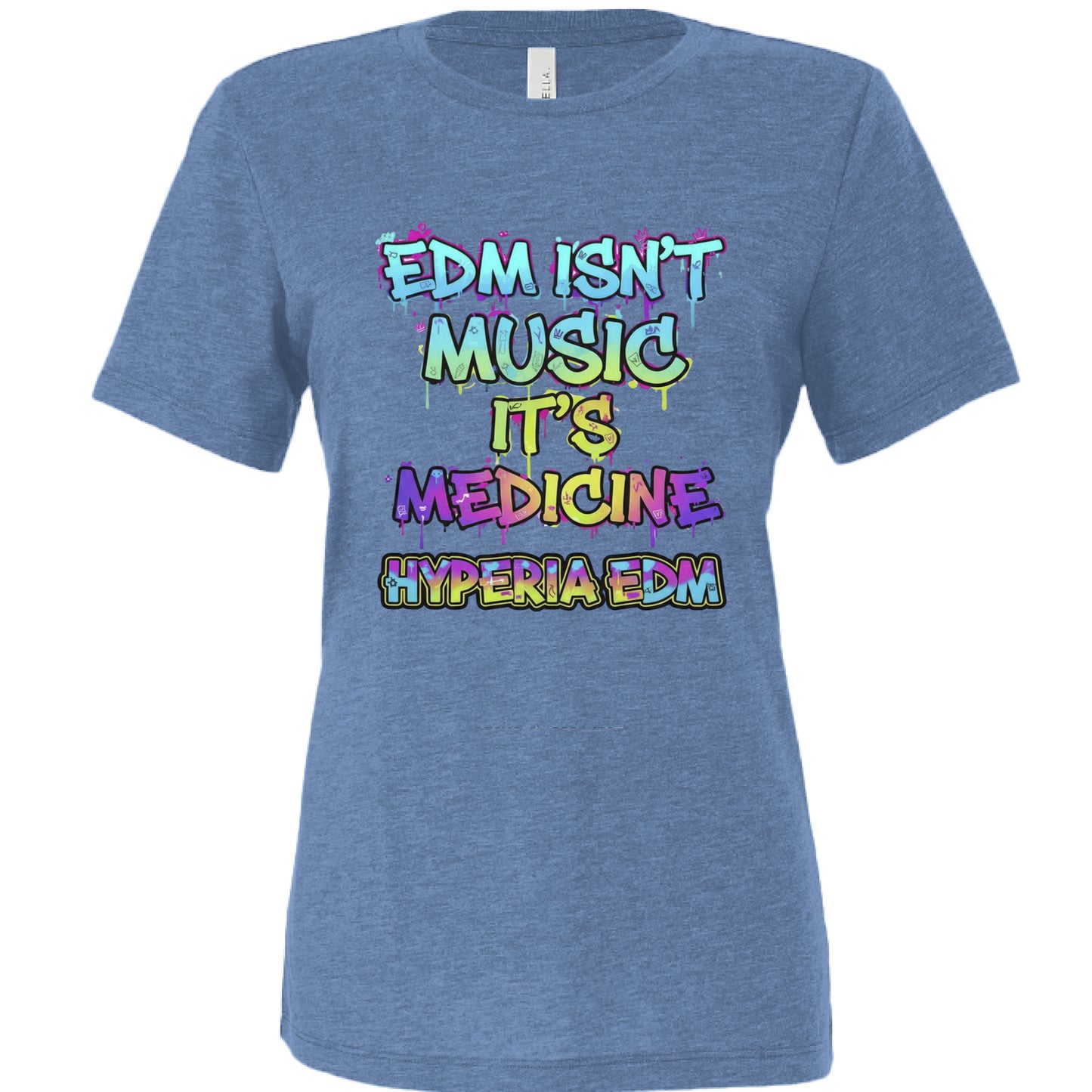Blue Triblend - FRONT