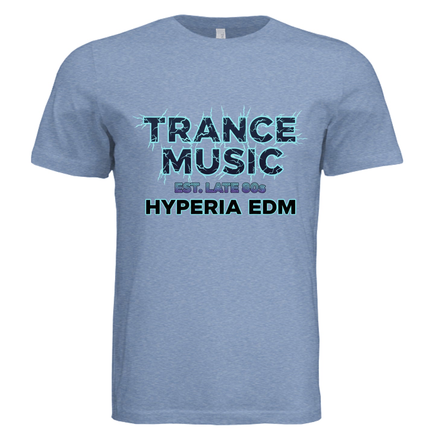 Solid Blue Triblend - FRONT