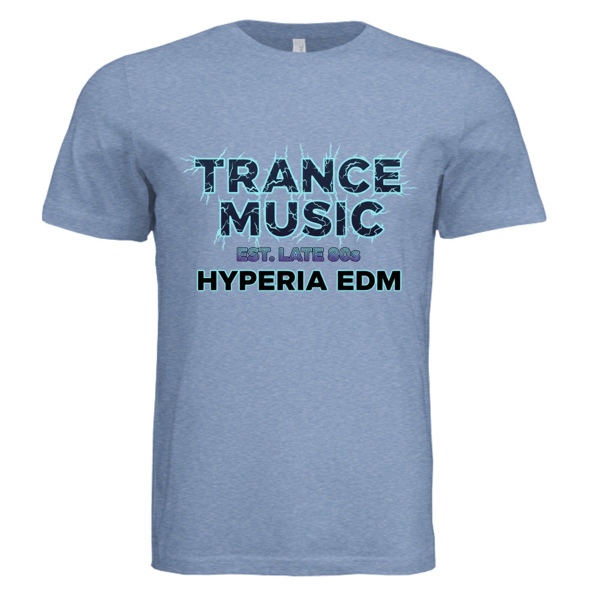 Solid Blue Triblend - FRONT